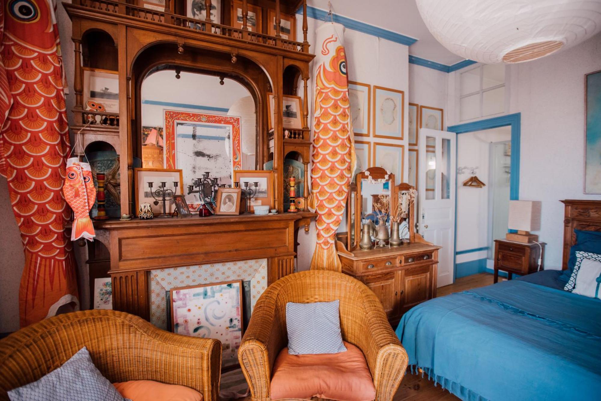 La Villa Louis, La Chambre Rose, Maison D'Hotes Vue Mer, Лион-сюр-мер Екстериор снимка